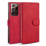 Samsung Galaxy Note 20 Ultra Case DG.MING Secure Flip Wallet - Red