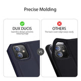 DUX DUCIS Skin X Series iPhone 12 Mini Wallet Case - Dark Blue