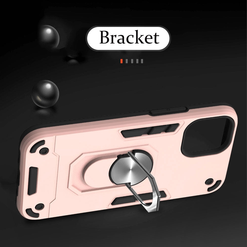 iPhone 12 Mini Case Made With PC + TPU Material - Rose Gold