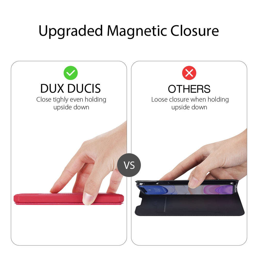 Samsung Galaxy Note 10 Case Made With PU Leather + TPU - Red