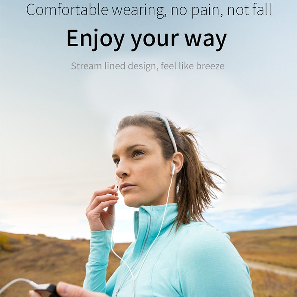 Earphones with Mic JOYROOM In-ear Stereo - White