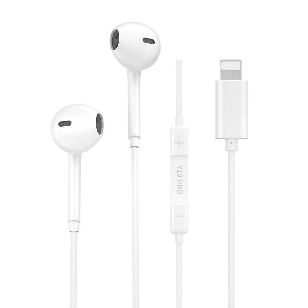 Lightning Earphones for iPhone, iPad, iPod White CellMart