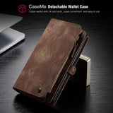 Huawei Mate 20 Case CASEME Multi-slot Detachable Wallet - Brown