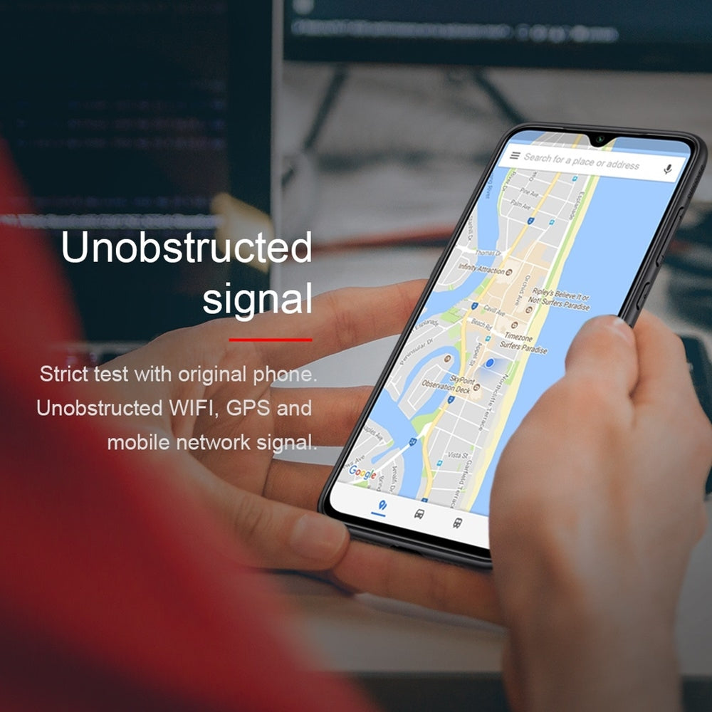 Xiaomi Mi 9 Case NILLKIN 3D Textured Nylon Fiber - Red