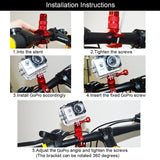 Bike Handlebar 360 Degree Rotation Adapter Suitable for GoPro