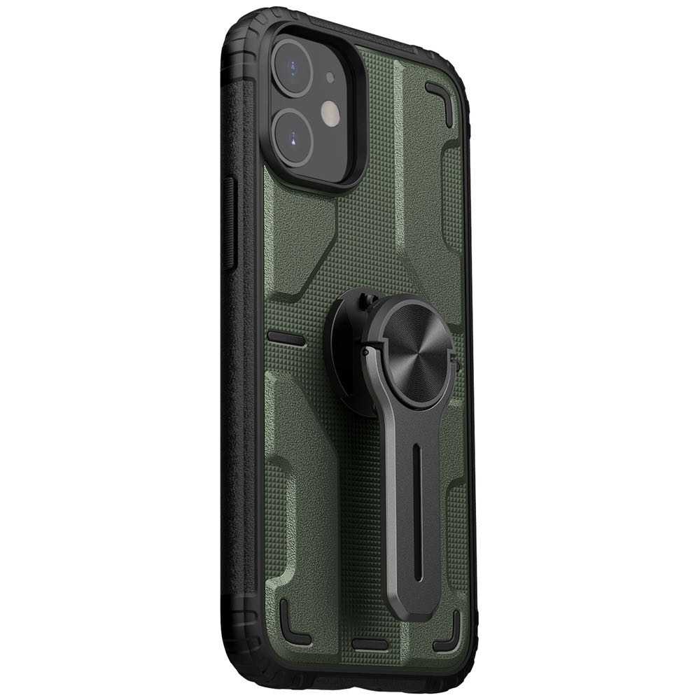 iPhone 12 / 12 Pro Case NILLKIN Medley With Removable Stand - Green