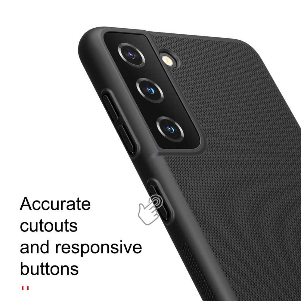 Samsung Galaxy S21 Plus Case NILLKIN Frosted Concave-convex - White