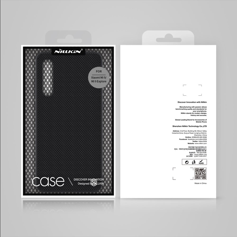 Xiaomi Mi 9 Case NILLKIN 3D Textured Nylon Fiber - Red