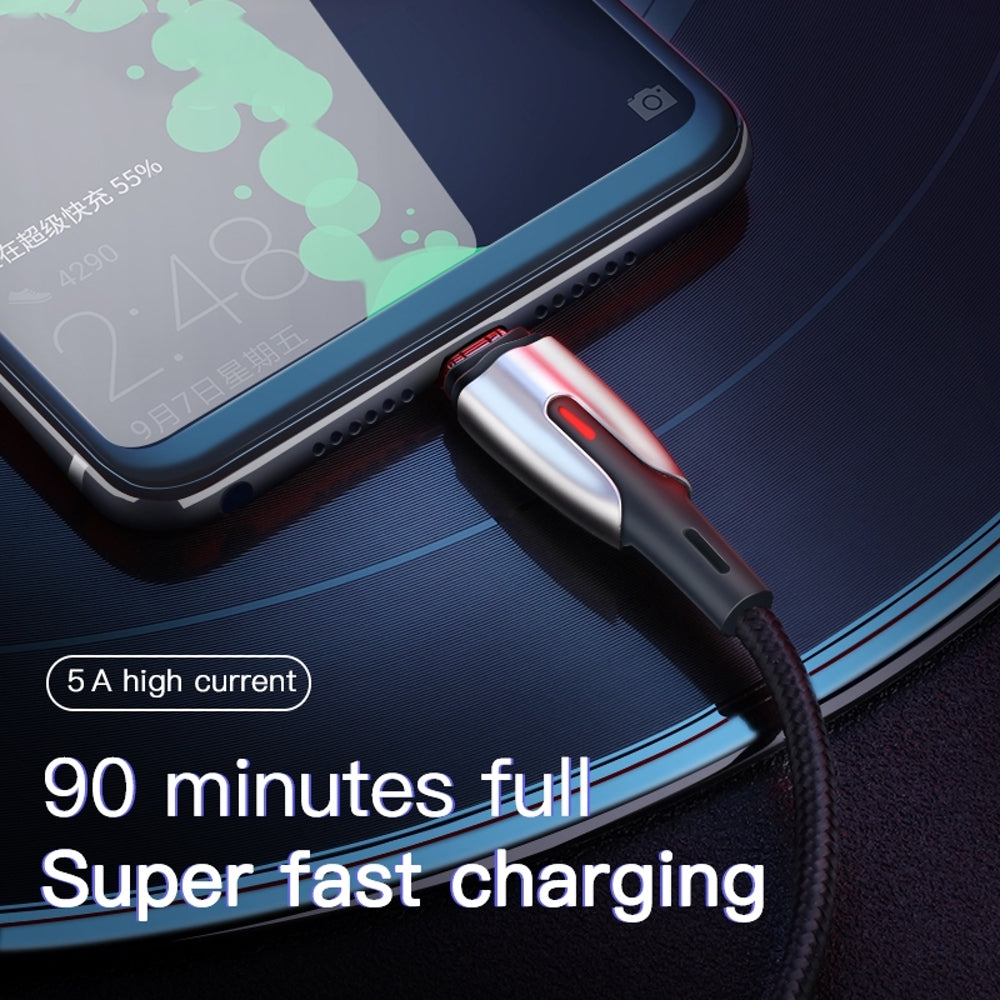 JOYROOM 5A Quick Charge Strong Micro USB Cable 1M Long Black