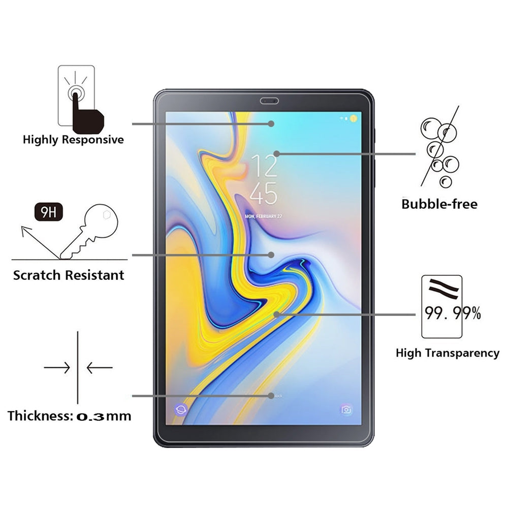 Samsung Tab A 10.5 Screen Protector Tempered Glass - Clear