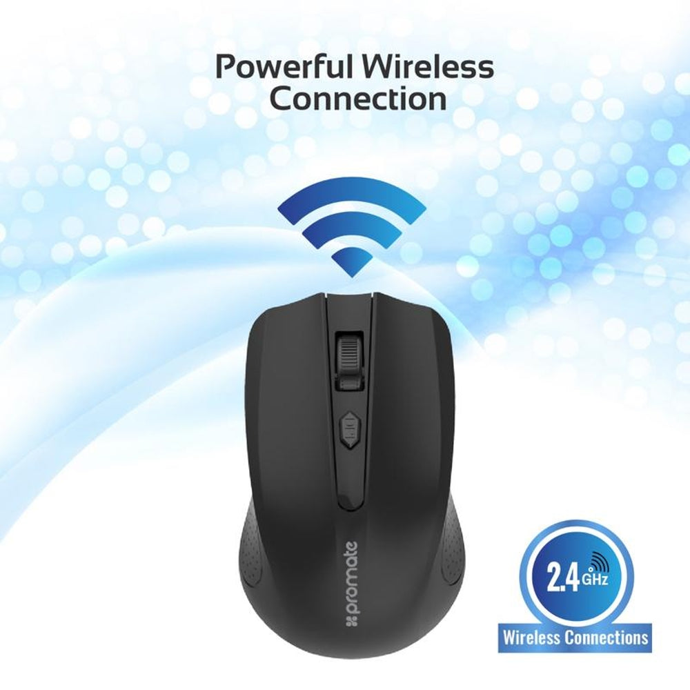 Wireless Mouse PROMATE Ergonomic 2.4GHz