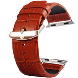 Genuine Leather Strap for Apple Watch 44mm/42mm - Brown