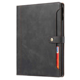 iPad Pro 12.9 2020 Case with Secure Wallet, Card Slots - Black
