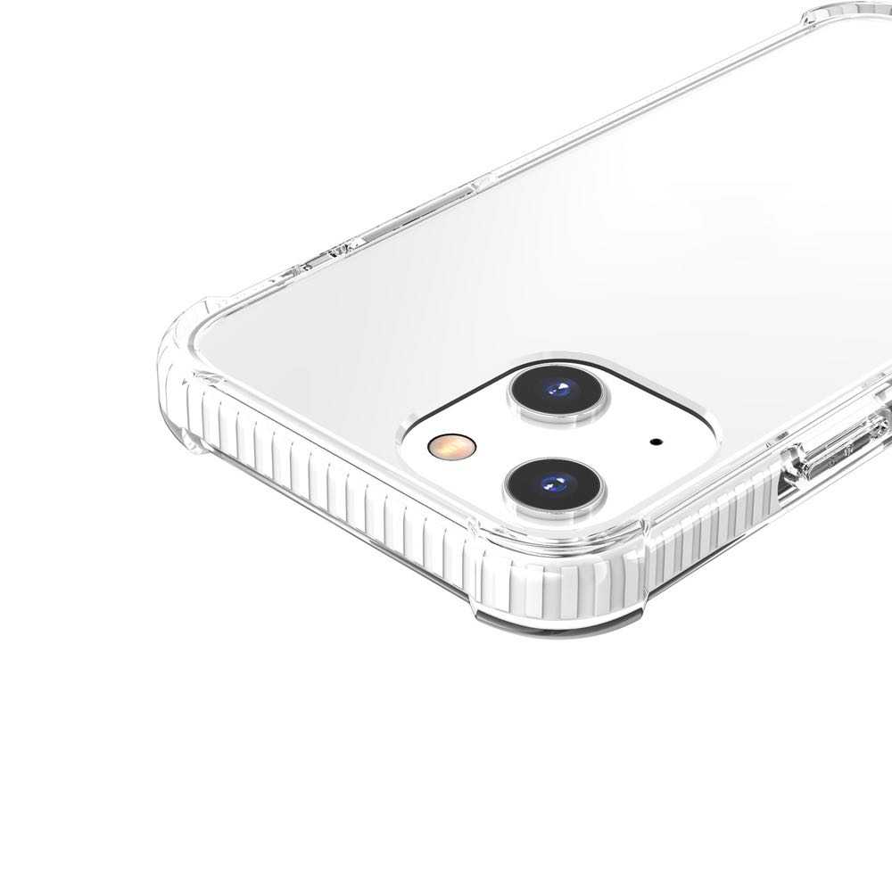 Four-corner Shockproof Thickening Protective iPhone 13 mini Case - Clear