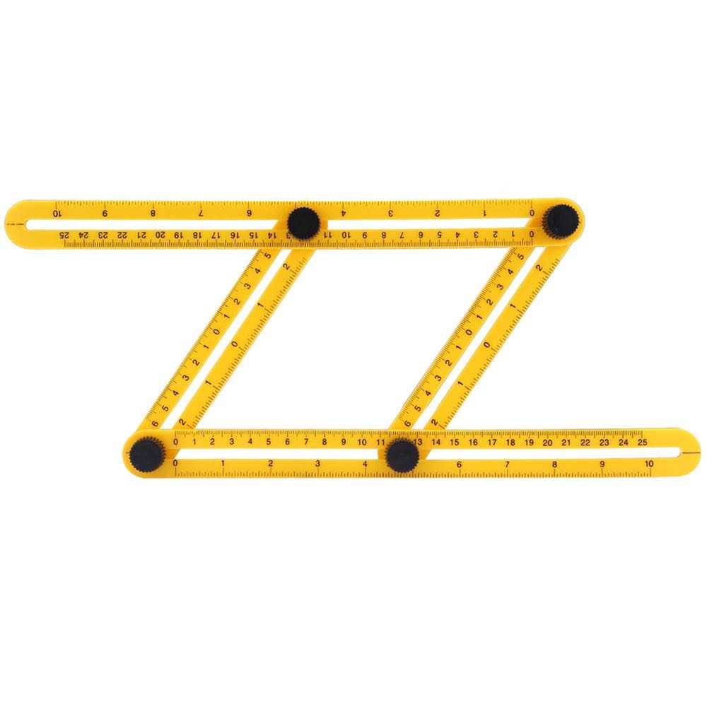 Four-sided Angle Measuring Ruler