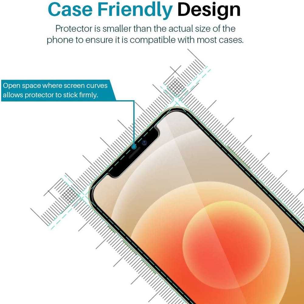 iPhone 13 Pro Max Screen Protector Case friendly - Ultra Clear