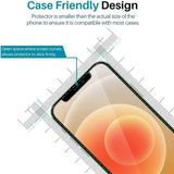 iPhone 13, iPhone 13 Pro Screen Protector Case Friendly - Clear