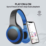 Wireless Headphones Bluetooth Deep Base PROMATE - Blue