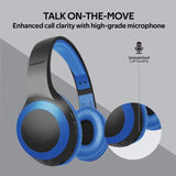 Wireless Headphones Bluetooth Deep Base PROMATE - Blue