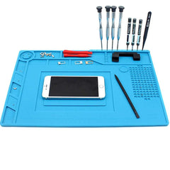 Heat-resistant Silicone Mat for Mobile Phone Tablets Repairing 387mm X 270mm