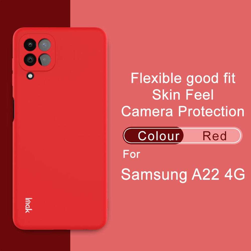 Samsung Galaxy A22 4G Case IMAK Shockproof TPU - Red