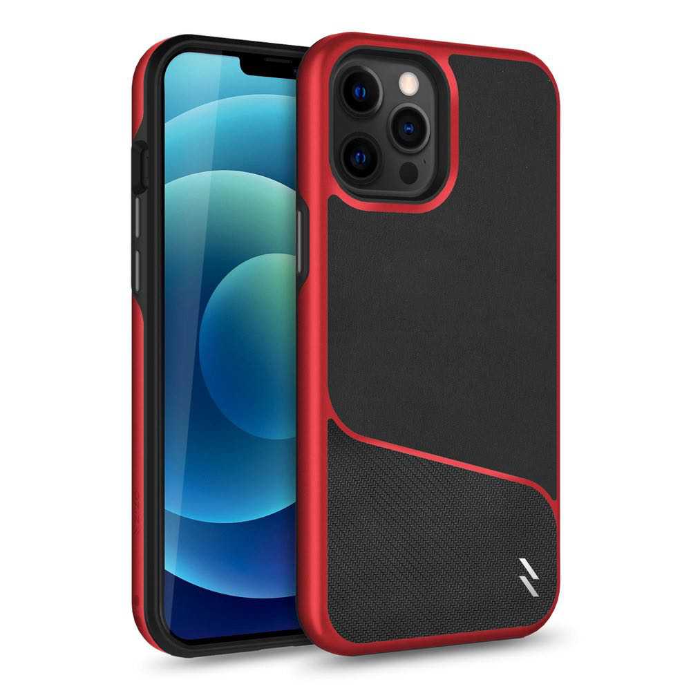 iPhone 12 / iPhone 12 Pro Case ZIZO DIVISION Secure Back - Black