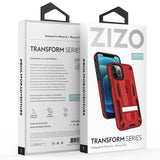 ZIZO TRANSFORM iPhone 12, iPhone 12 Pro Secure Back Case Red