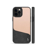 ZIZO Saffiano Blush Secure Back Case for iPhone 12, 12 Pro