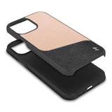 ZIZO Saffiano Blush Secure Back Case for iPhone 12, 12 Pro