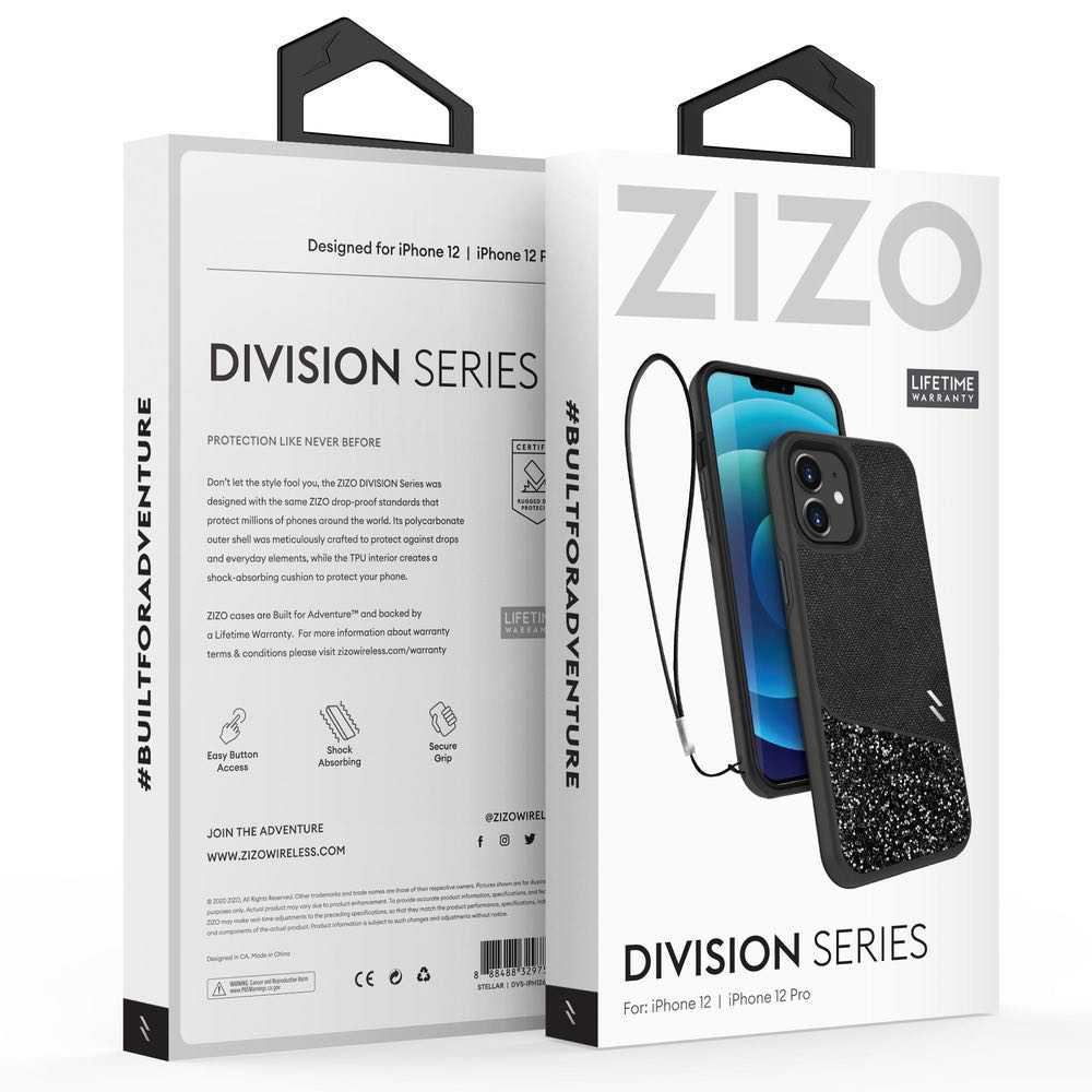 ZIZO DIVISION Stellar Best iPhone 12, iPhone 12 Pro Back Case