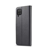 Samsung Galaxy A22 4G Case LC.IMEEKE Calf Texture Wallet - Black
