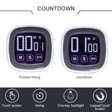 LCD Touch Screen Timer Countdown Kitchen Clock