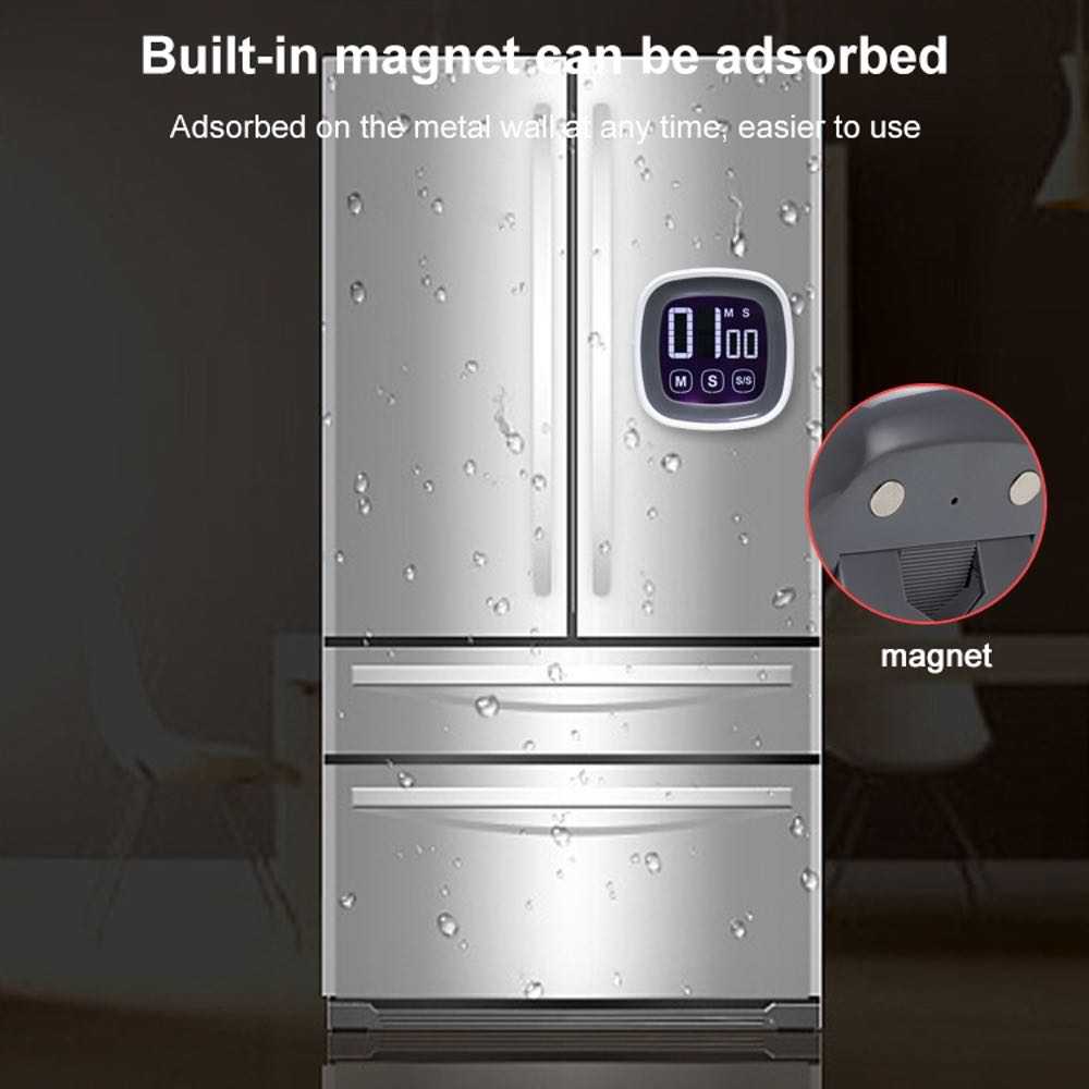 LCD Touch Screen Timer Countdown Kitchen Clock