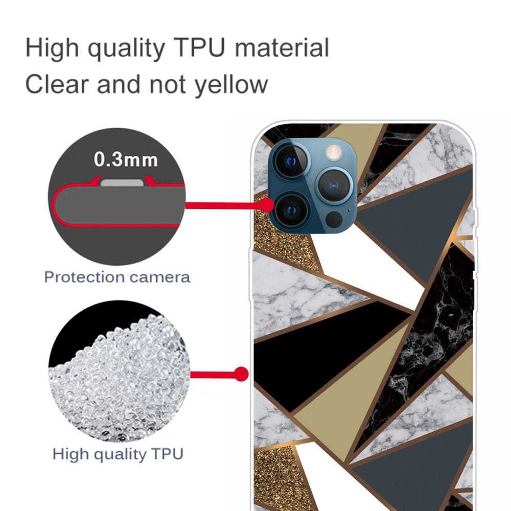 iPhone 12 / iPhone 12 Pro Case Design With Marble Pattern