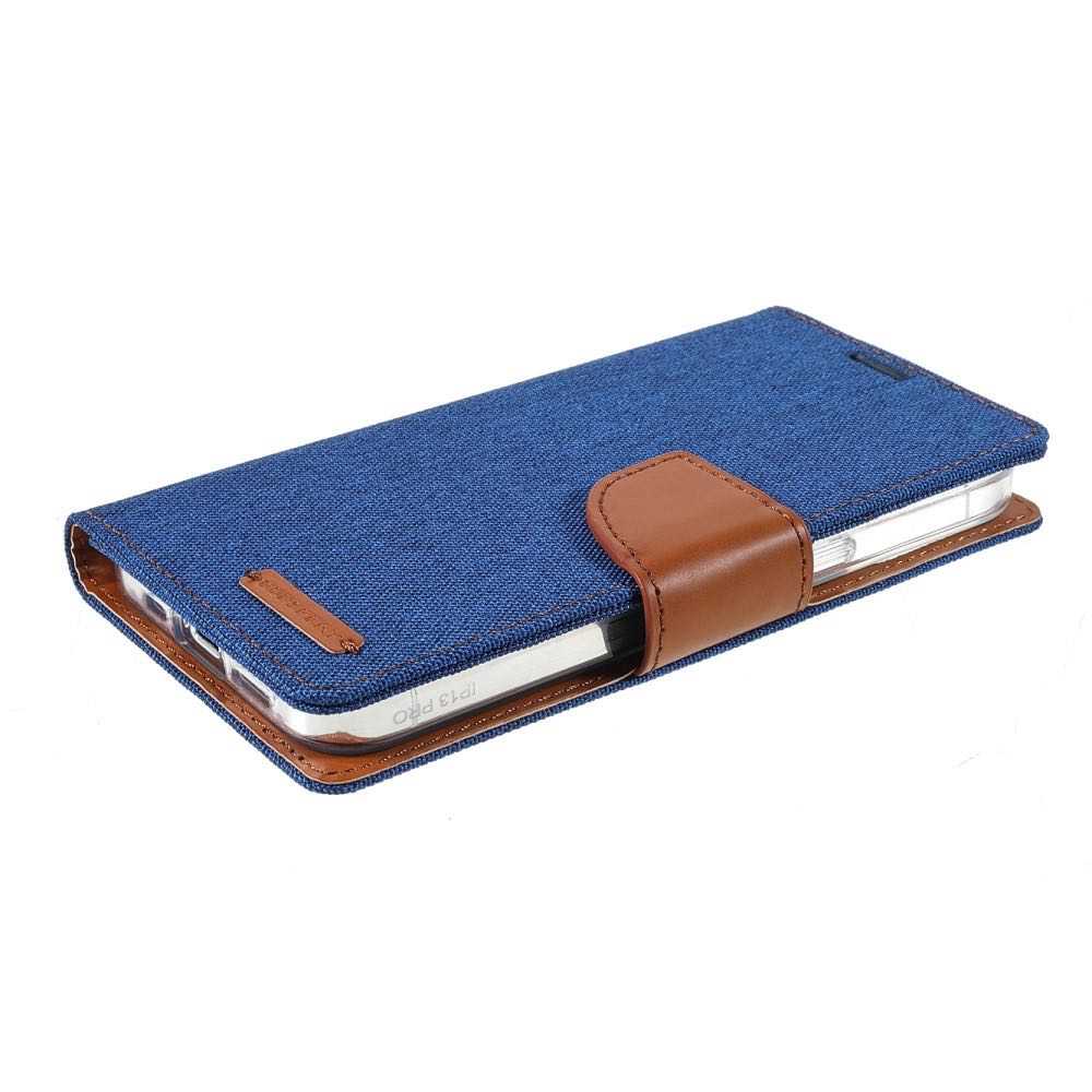 Mercury Canvas Best Quality iPhone 13 Pro Secure Case Blue