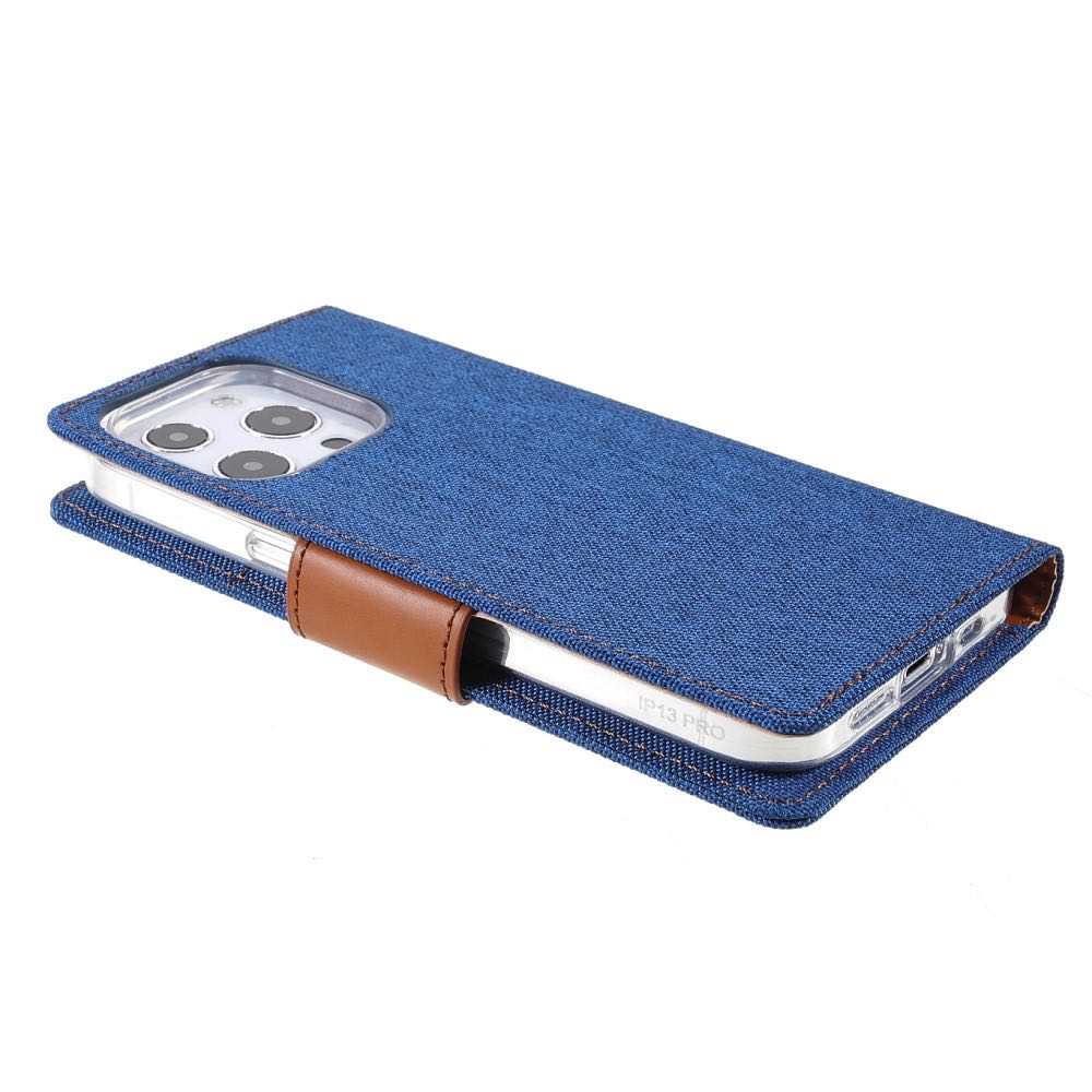 Mercury Canvas Best Quality iPhone 13 Pro Secure Case Blue