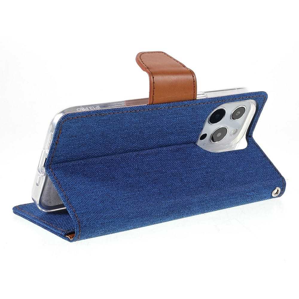 Mercury Canvas Best Quality iPhone 13 Pro Secure Case Blue