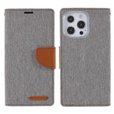 Mercury Canvas Best Quality iPhone 13 Pro Secure Case Grey