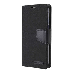 iPhone 13 Case Mercury Canvas With 3 Cards Slots - Black