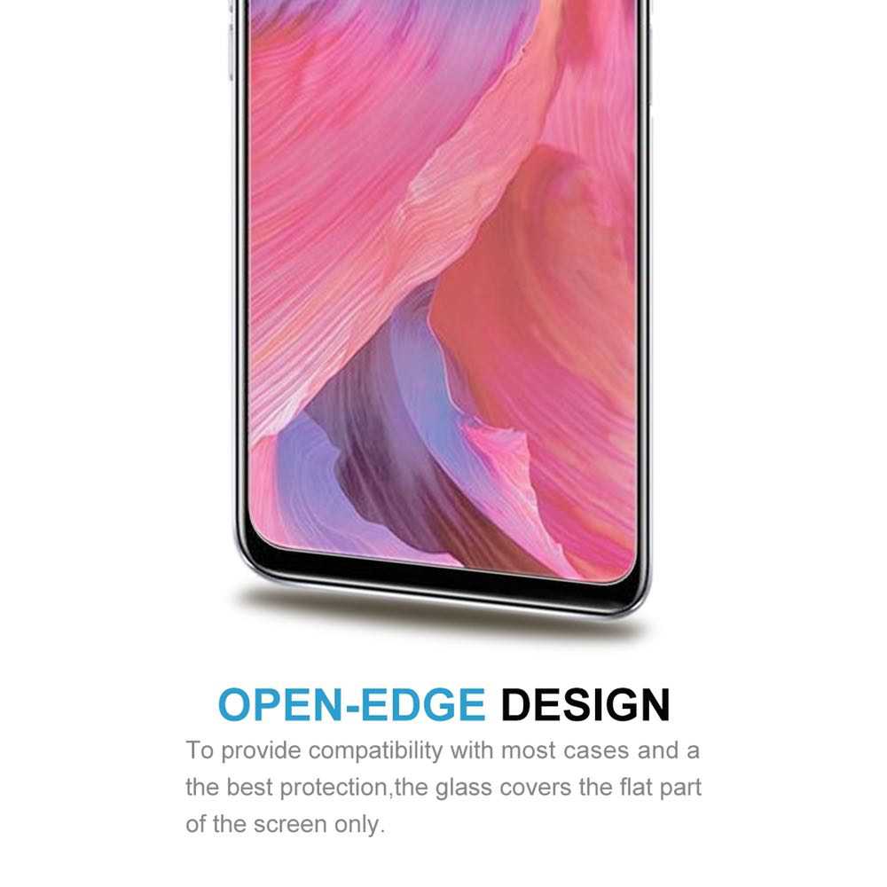 OPPO A74 5G Screen Protector Tempered Glass Case friendly - Clear