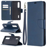 OPPO Find X2 Pro Case Flip Wallet PU Leather - Blue