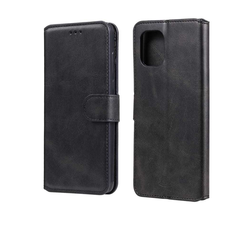 OPPO Find X3 / Find X3 Pro Case PU Leather Protective Flip - Black