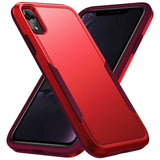 iPhone XR Case Protective Armor Heavy Duty Secure - Red