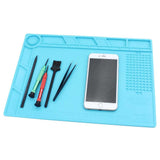 Heat-resistant Silicone Mat for Mobile Phone Tablets Repairing 347mm X 243mm