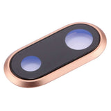 Replacement Gold Rear Camera Lens Ring for iPhone 8 Plus