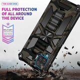 Samsung Galaxy A12 Case Armor Shockproof Magnetic Camouflage