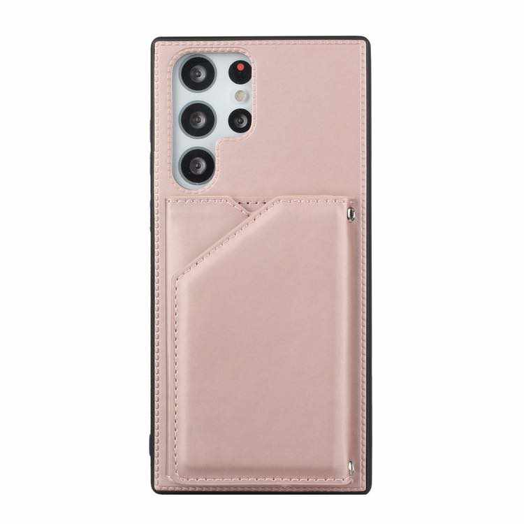 Samsung Galaxy S22 Ultra Case With Card Slots Rose Gold