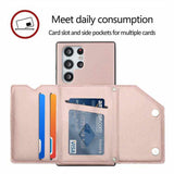 Samsung Galaxy S22 Ultra Case With Card Slots Rose Gold