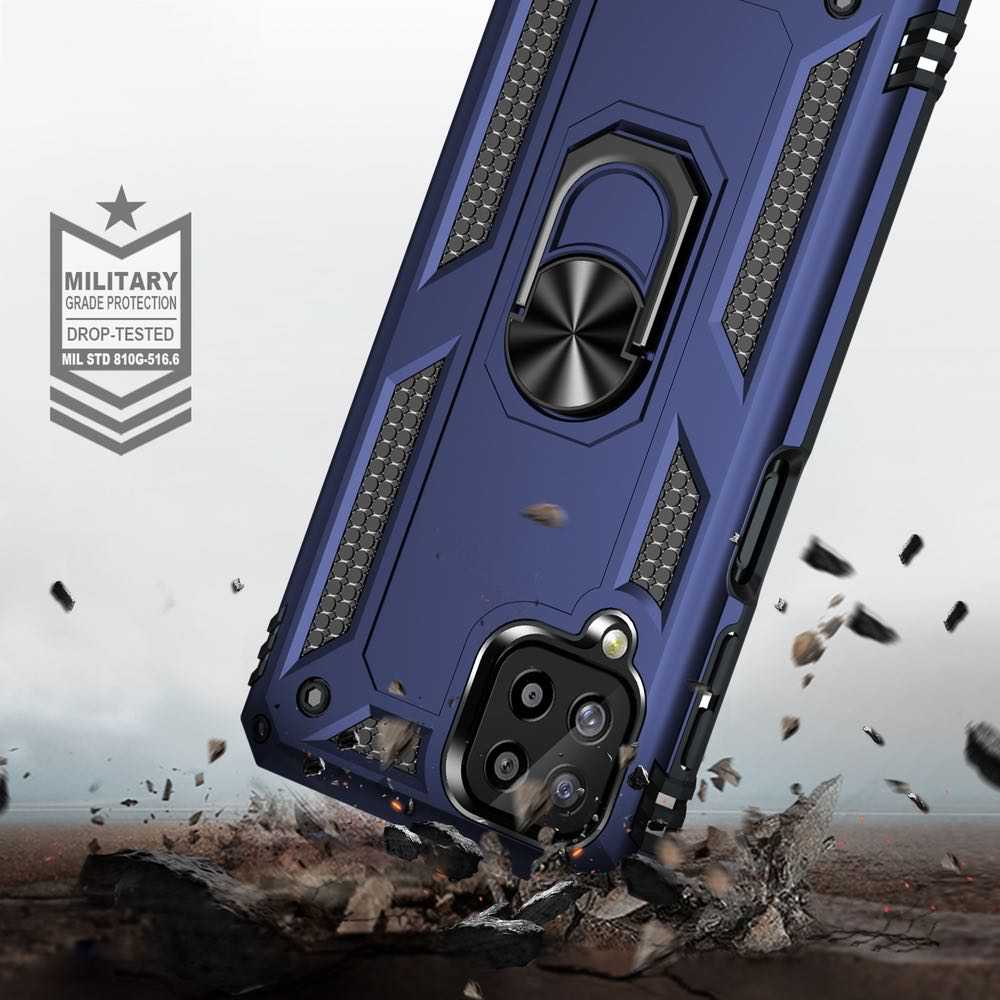 Samsung Galaxy A22 4G Case Made With TPU and PC - Blue