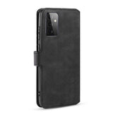 Samsung Galaxy A72 Case DG MING Protective Wallet - Black